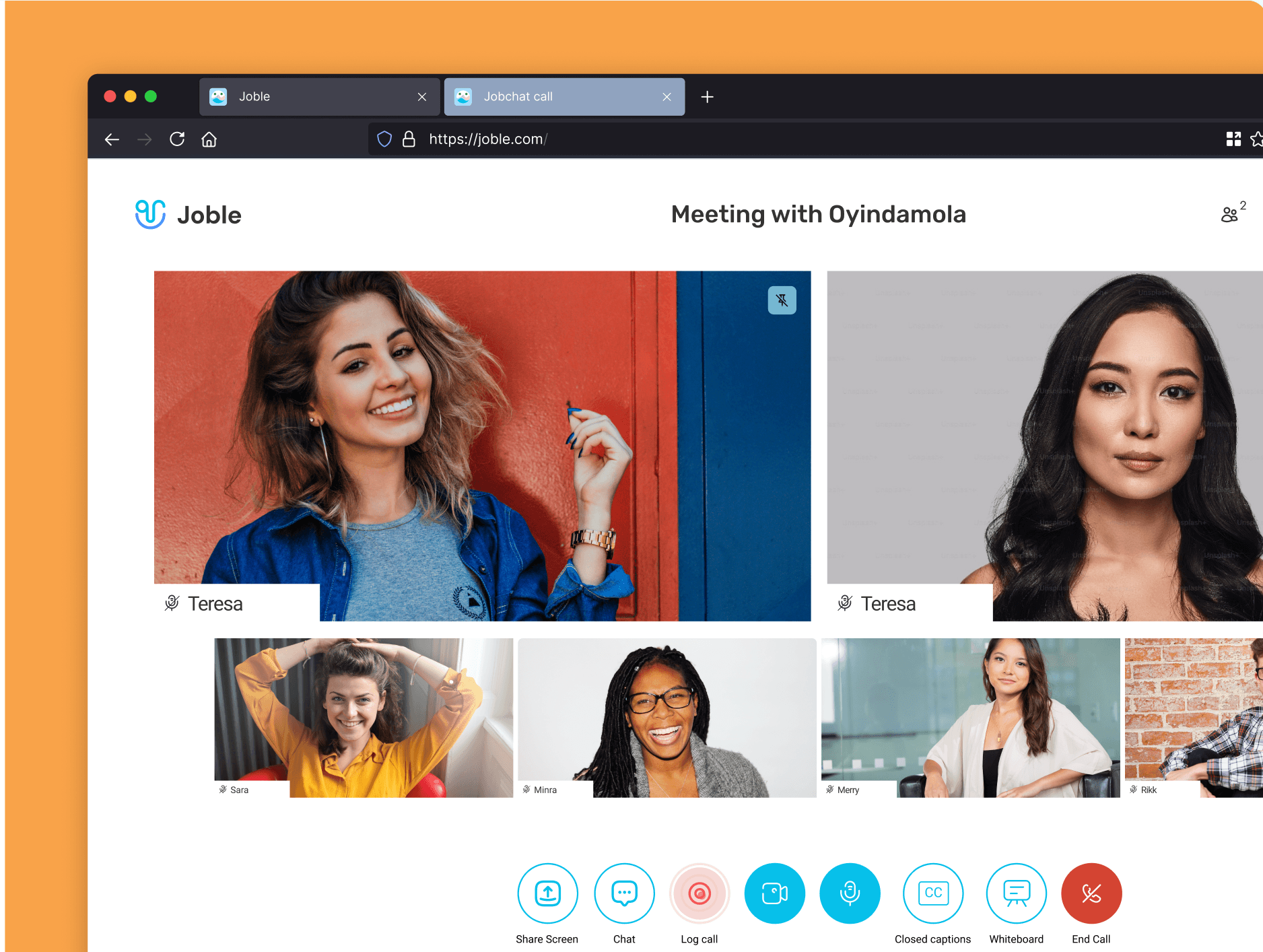 AI-enhanced meeting view